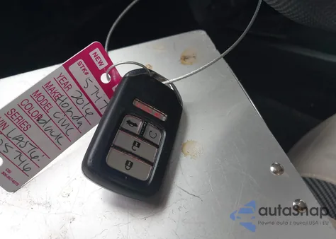 2016 Honda Civic Ex из США, поврежденный, VIN 2HGFC2F7XGH505746